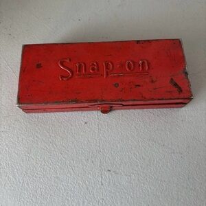 Vintage Snap-on Metal Case 6” x 2.5” CASE ONLY @READ@